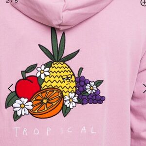 Lazy oaf tropical pink hoodie